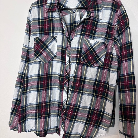 Maurices Tops - Maurices Multicolor Plaid Shirt